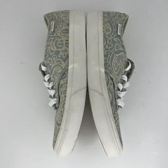Vans Shoes Womens Size 8 Atwood Floral Paisley Gray Low-Top Skate Sneakers - Picture 7 of 10